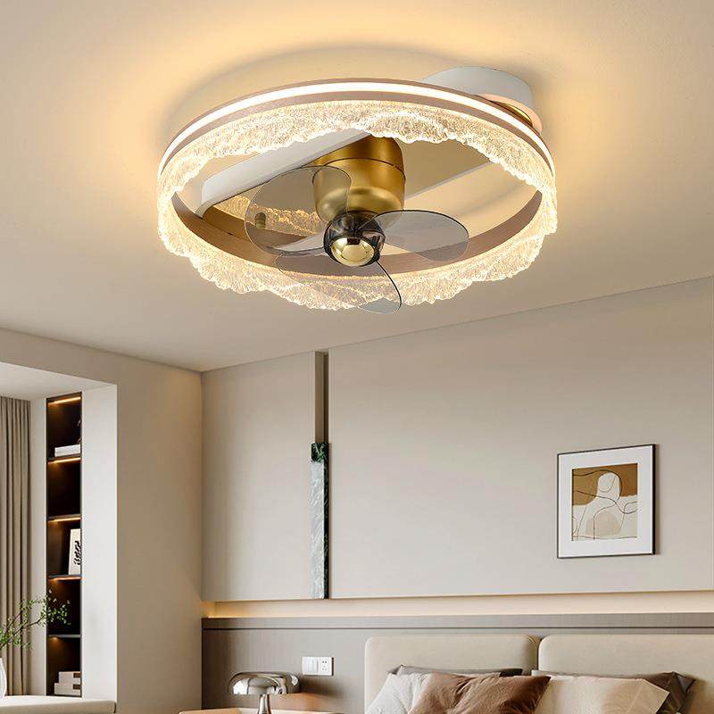 新款风扇灯代室灯现轻奢主卧房餐厅74灯间冰裂纹吸卧顶灯智能电扇,家装灯饰光源,风扇灯,淘宝优惠券,粉丝福利购,淘宝优惠卷