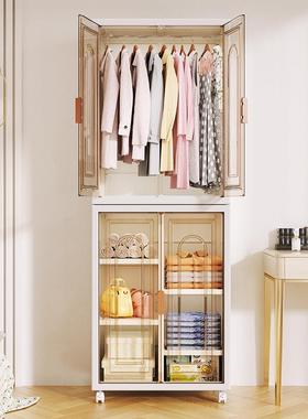 用简易大容量收纳柜31679免安装可家叠加储物柜加大成号人童儿塑料衣柜
