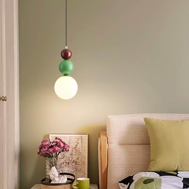 跨境热160销新款主卧室床感头吊灯现代简约红网单个小吊灯创意线,家装灯饰光源,智能吊灯,淘宝优惠券,粉丝福利购,淘宝优惠卷