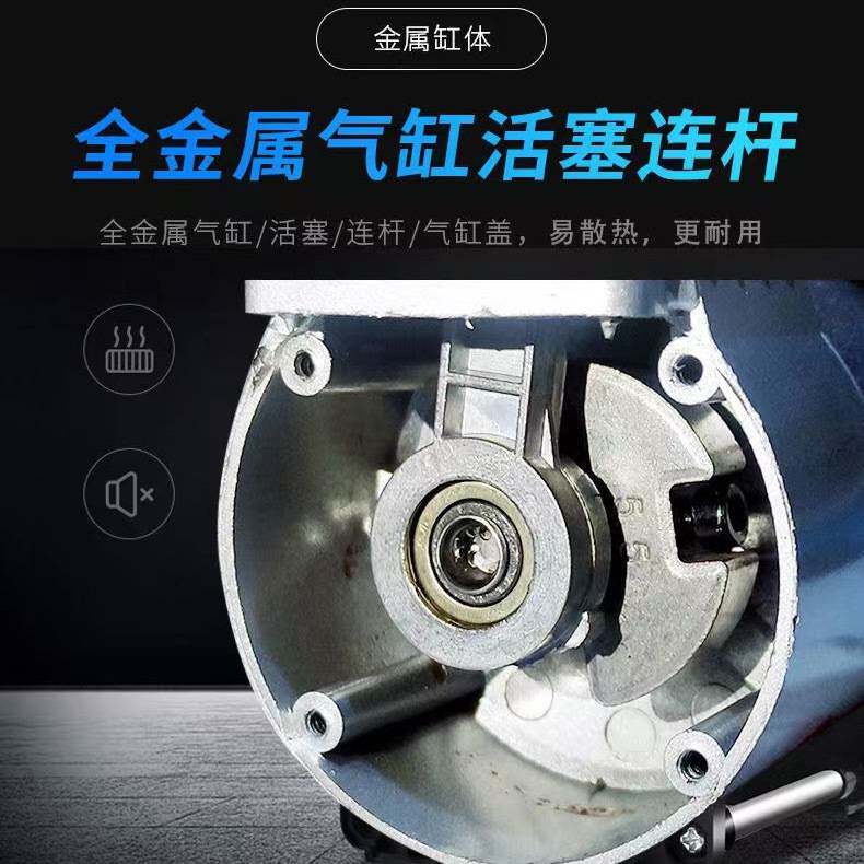 跨境车载充气泵双缸打气泵自动充停便携汽车用大功率高压一件起批