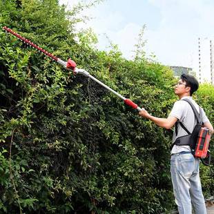 电动高枝可缩绿篱G机伸修背负式 球机 锂电绿电篱修剪机充式