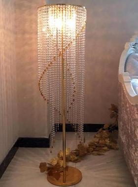 现货m欧式奢华496水晶落地灯客卧室酒店样板房装饰floo厅rlap灯现