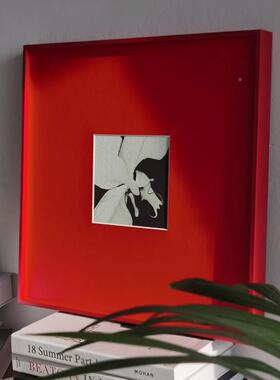 时间螺DC-01红色小众挂画创意现代旋极简艺术饰客装卧室墙厅面