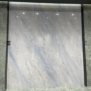 简欧瓷砖白660色通体大1理石卡塔蓝客厅地砖80x600连纹背厨卫景墙