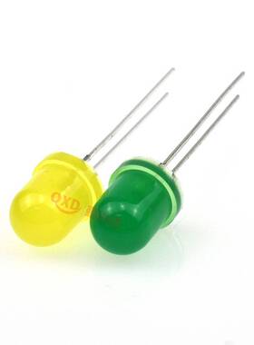 f8/8mm多款圆头红发红黄发黄蓝发蓝绿发翠绿白发白LED发光二极管