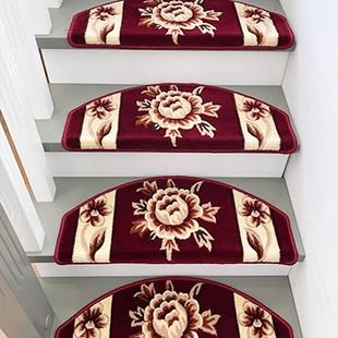 羊毛楼梯踏家步垫别墅用满铺毯无地自粘胶XZS-01隔音耐磨垫现代中