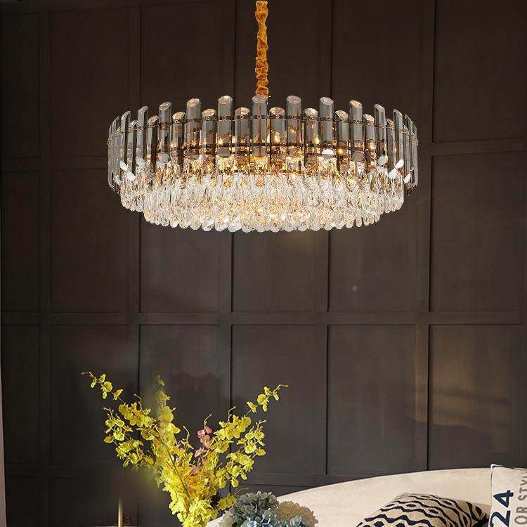 热卖轻奢水晶吊屋灯客8030厅灯2025年新款餐简约现厅代卧室灯全灯,家装灯饰光源,智能吊灯,淘宝优惠券,粉丝福利购,淘宝优惠卷