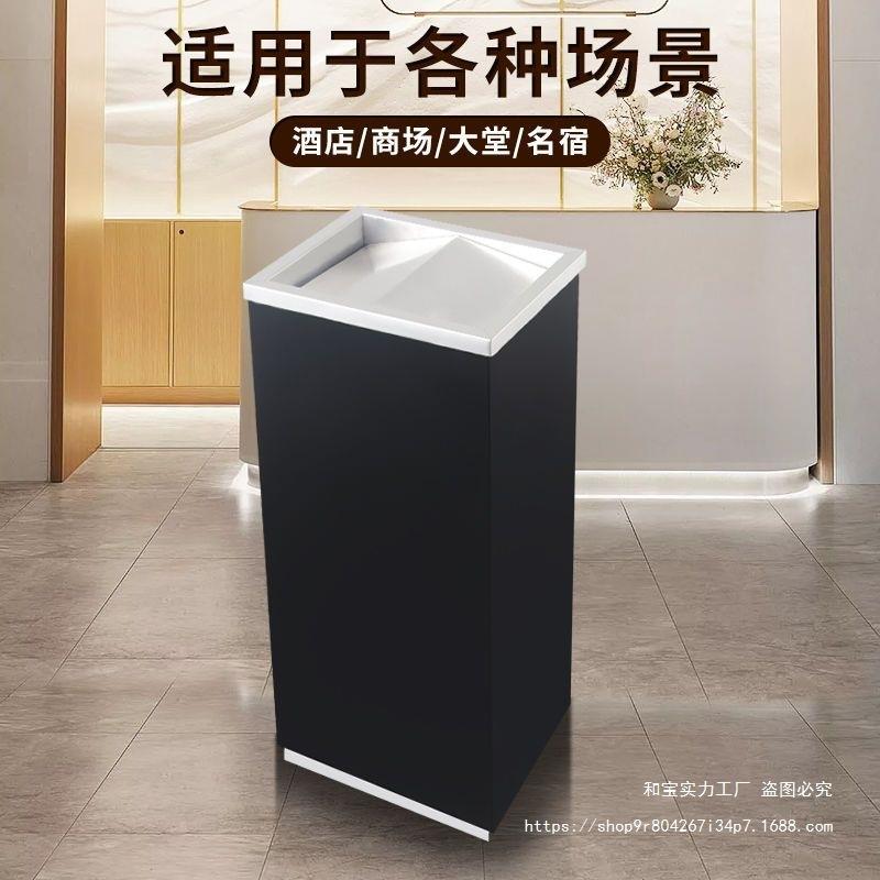 不锈酒店垃圾家钢用见描述立商式客桶厅大码圆形户外筒办公用宾馆
