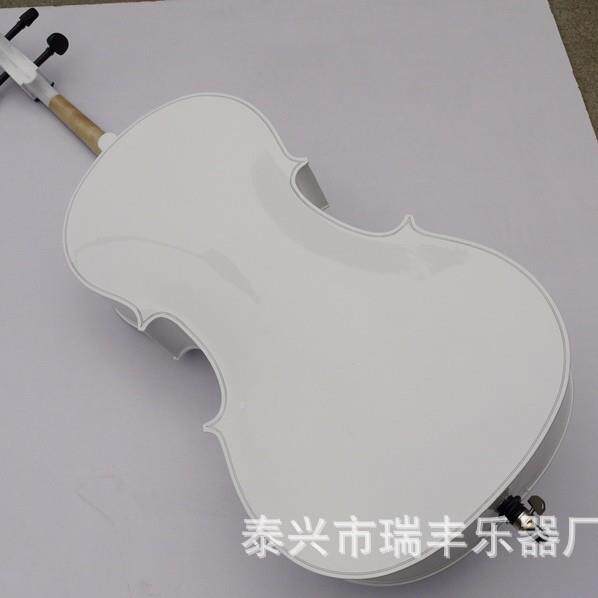 亮光哑光白色黑色提琴4/43/4学童者儿成人大练习大提琴彩色大提初