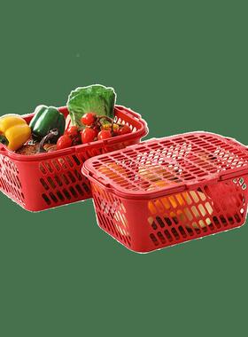 手提果篮1篮-UBC6斤长方形采摘草莓樱桃篮篮桑水葚蓝莓篮塑料小馍
