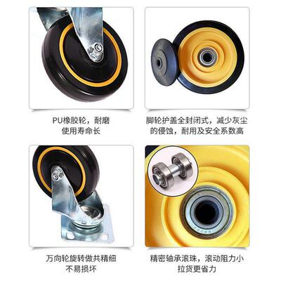 加厚理货音手推车快递运板输静平车可折叠物流搬运977拉货车车手