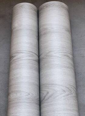 特带导气槽复28古做旧灰色装原饰膜自粘墙纸v壁纸厚木纹pc波音软