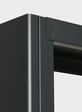 2米书用架落地家卧室多层书客bld-sj柜厅艺钢制学生书本收纳置物