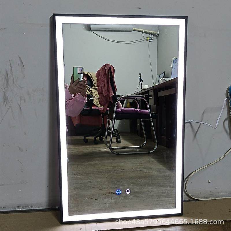 浴室除智能镜生间洗手间厕所镜958卫子LED灯镜化妆雾人体感应触摸