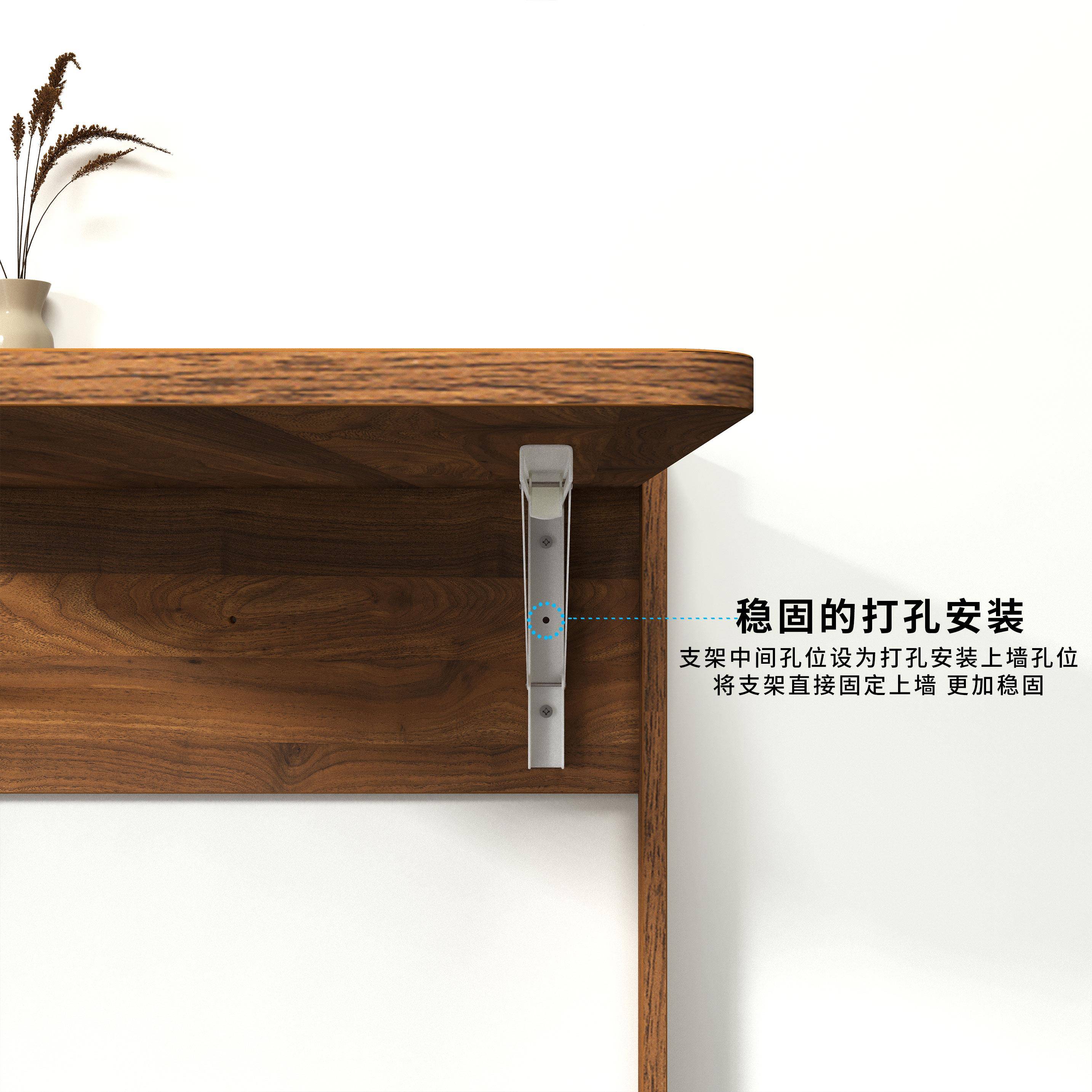 挂墙上壁型挂式叠桌家用折BGH隐藏式书桌板小户多餐功能化妆桌子