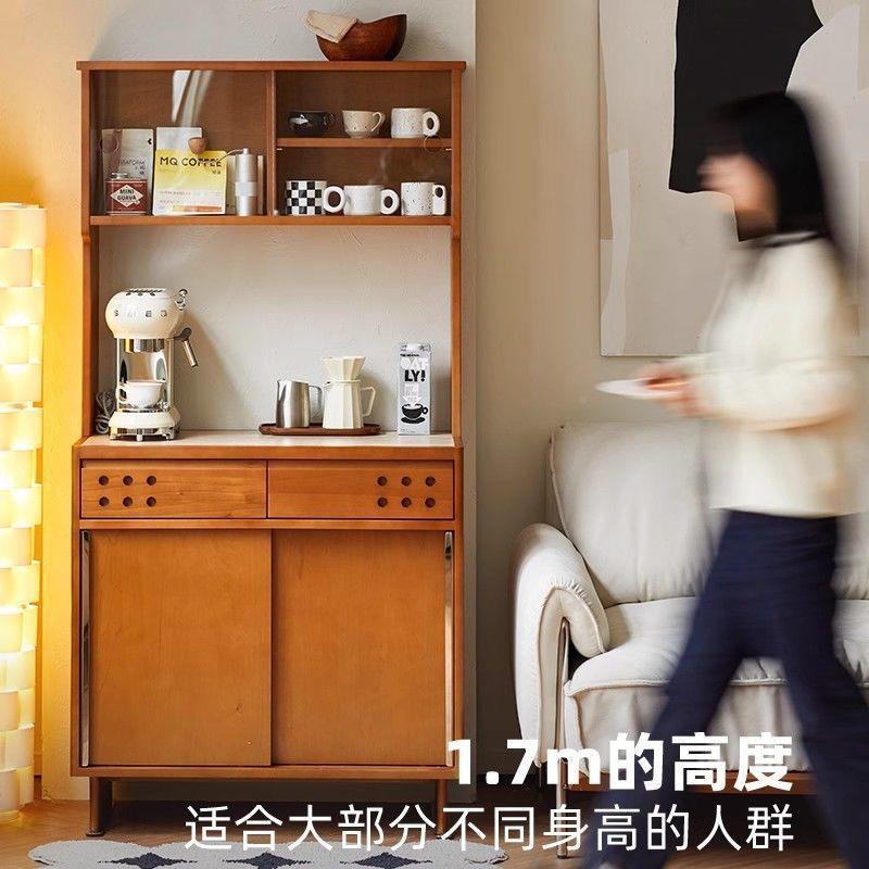 餐边户边柜餐桌房实木墙小型餐厅橱柜客PJQ靠厅酒柜储物柜一厨体