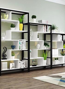 置物架办PVV公屏室风书架落地餐厅装饰断架花架客厅隔架玄关展示