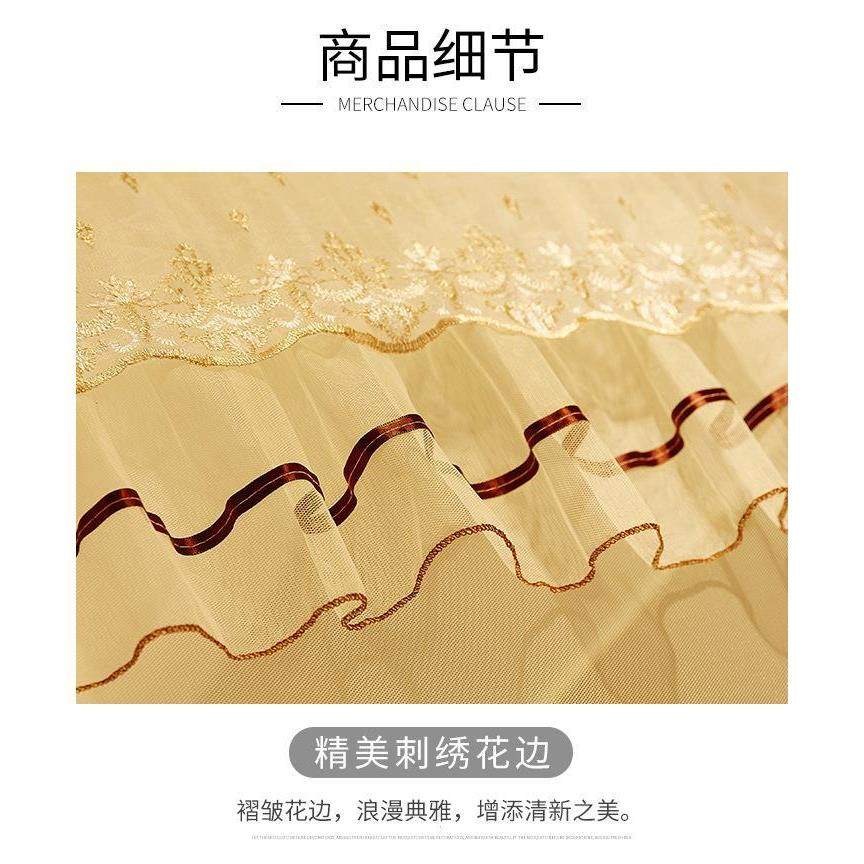 儿童防摔蚊帐三开门纹拉古链1.5m蒙包1.VXJ8m床家用1.2米坐床床式