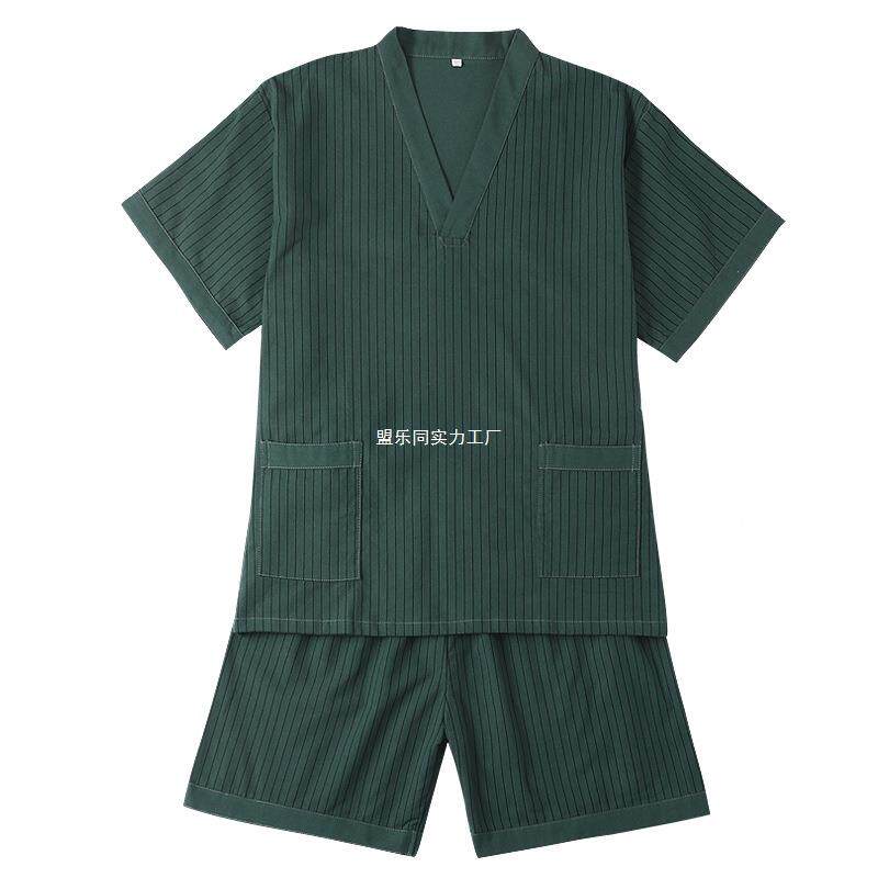 TDB汗蒸服码男士纯款棉女棉情侣汉蒸浴服足疗大桑拿服全高端