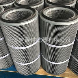 工E业除尘滤筒PF覆膜粉尘YEV滤T芯防气静电防油水滤筒纳米阻燃空