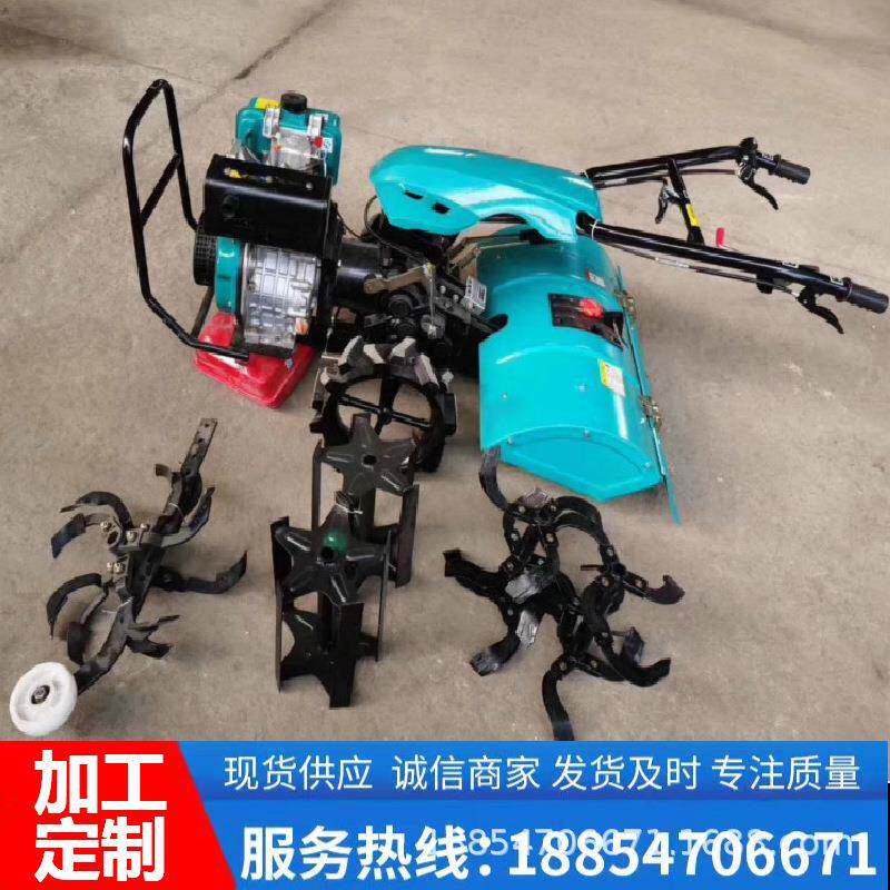 手扶式小驱四汽油微耕机型旱地开沟肥回ZCD填机汽油施大马力松土