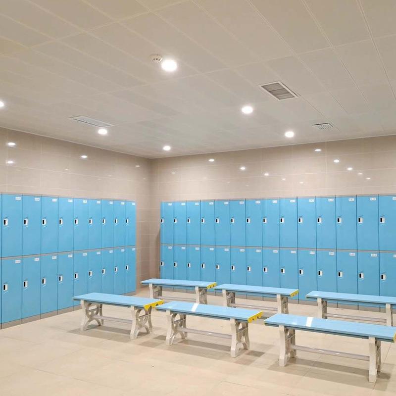 衣柜浴宿舍员工柜abs健身房更刷塑料更职人工脸密码储物柜煤矿工