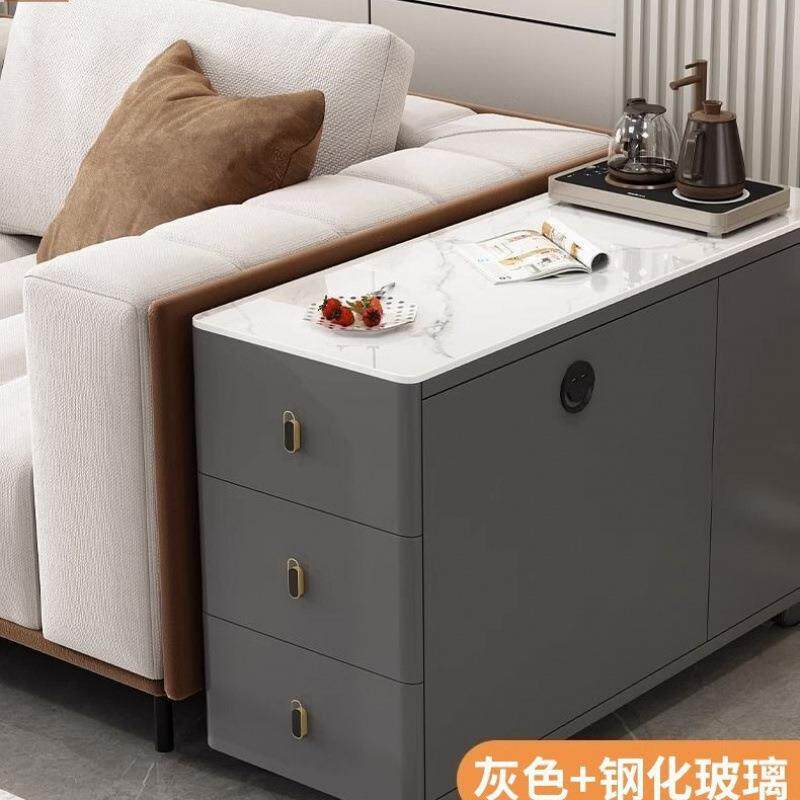 沙发边约柜侧几边无品牌/柜客厅岩方几轻奢侧边板储物桌子简现代