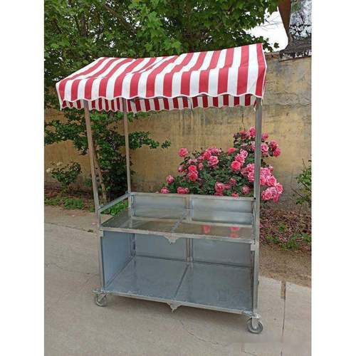 叠摆轮摊可拆卸折带可收纳多用途载重货摆售卖夜市存放小推车645