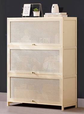 书架书架柜置物带柜储物柜一门体格子柜展示落地多层客厅JVZ置柜