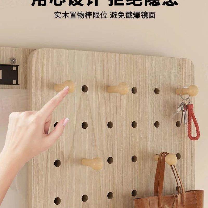隐形穿衣镜全贴身关闭墙隐玄藏家遮挡关推拉用824试衣镜子洞洞壁挂