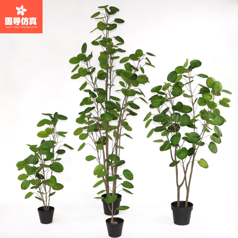 绿色桐福仿真绿植橄榄树大号植物树盆栽盆景室内落地橱窗装饰摆件