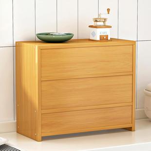 厨房收纳柜筷置物柜落地柜面家碗用多层台储物柜微5120波炉架碗收