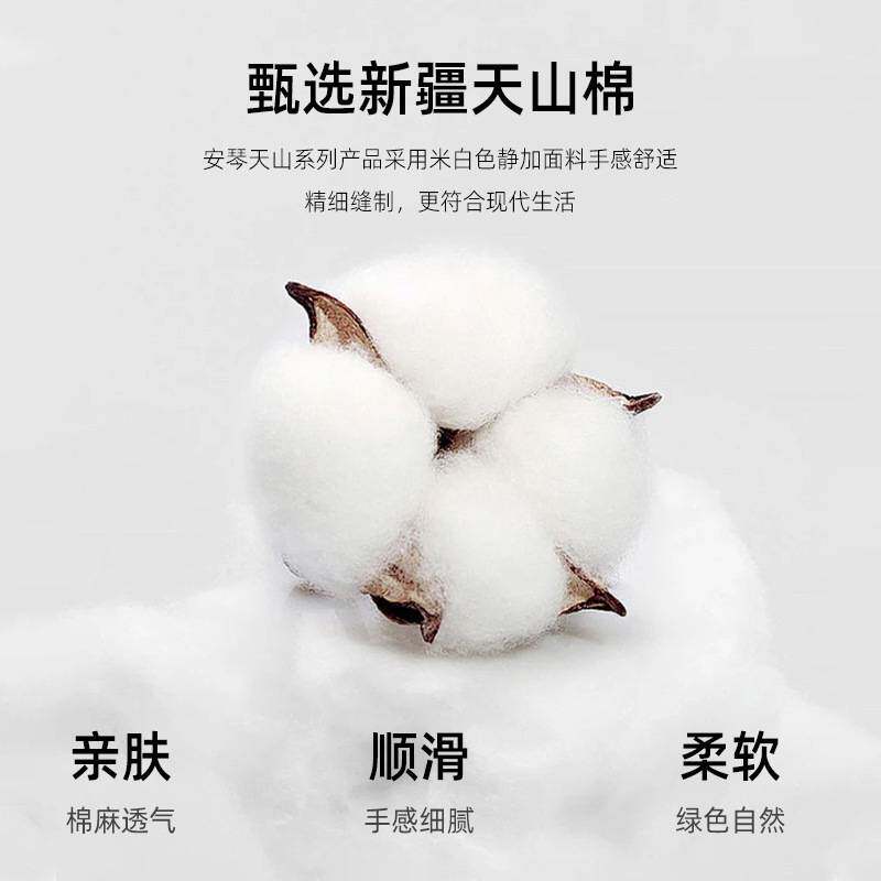 天山棉麻收纳箱布艺可视窗衣柜衣服整理箱大容量可折叠厂家品