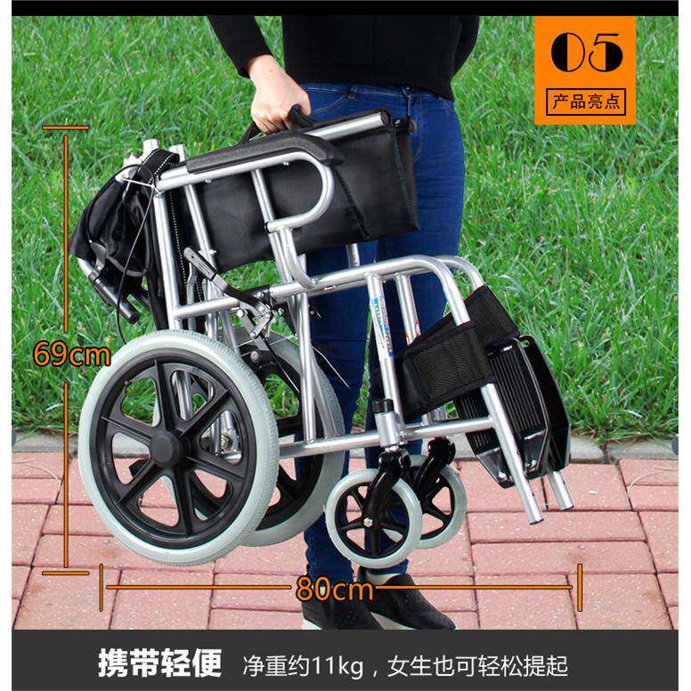 老人手小车可坐代步防摔倒助力年推车椅子折推叠老轻便携旅12.-游