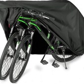 现货190T涂银大号自行车防雨罩自行车罩bike cover