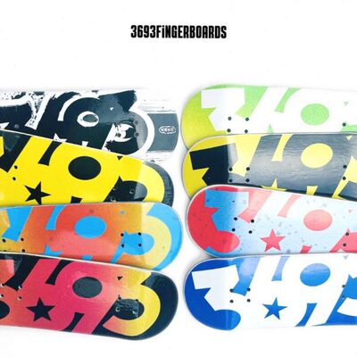 3693专业手指滑板板面全新手工板面 深鱼滑板
