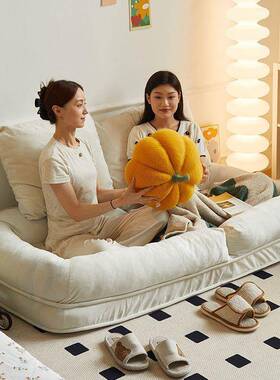 人懒沙床人类狗发窝沙发可折叠单人双人卧室两用网红榻榻米94304小沙发