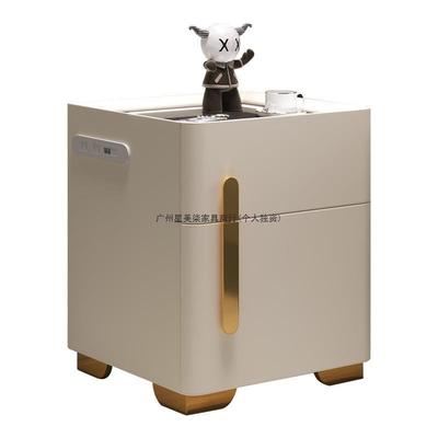 家用智能床头柜保充险柜一体简约代多功现ALK能室卧无线电保险箱