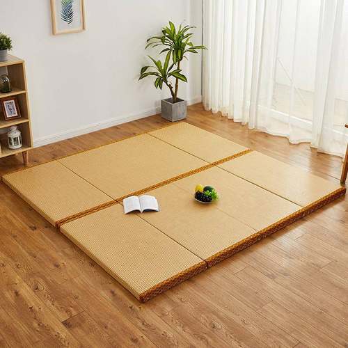 折叠榻地榻米垫子叠FGI日式床垫椰棕打铺午折休可夏季午睡地垫