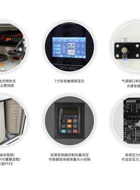 木模刻雕机模具OTI粉除尘采用H尘RZN系列工业智能脉冲集尘齐机规