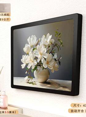 孔浴室置物画收纳柜洗澡放衣服卫水所ZJN生间防厕免打折叠墙壁画