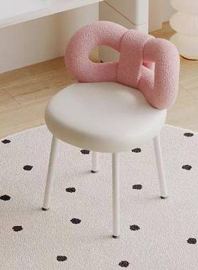 凳室卧皮化妆轻奢现代梳妆凳奶油风小户型女生质梳LBF妆台椅子美