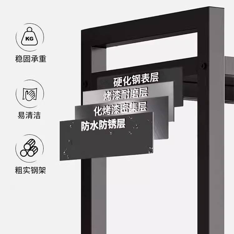 厨房菜篮子置物架落地多层果蔬菜架子收纳筐多功能抽拉移动储物架