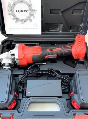 德式国大功率充电HSB锂电无光机刷角磨切割机打磨机磨光机抛机电