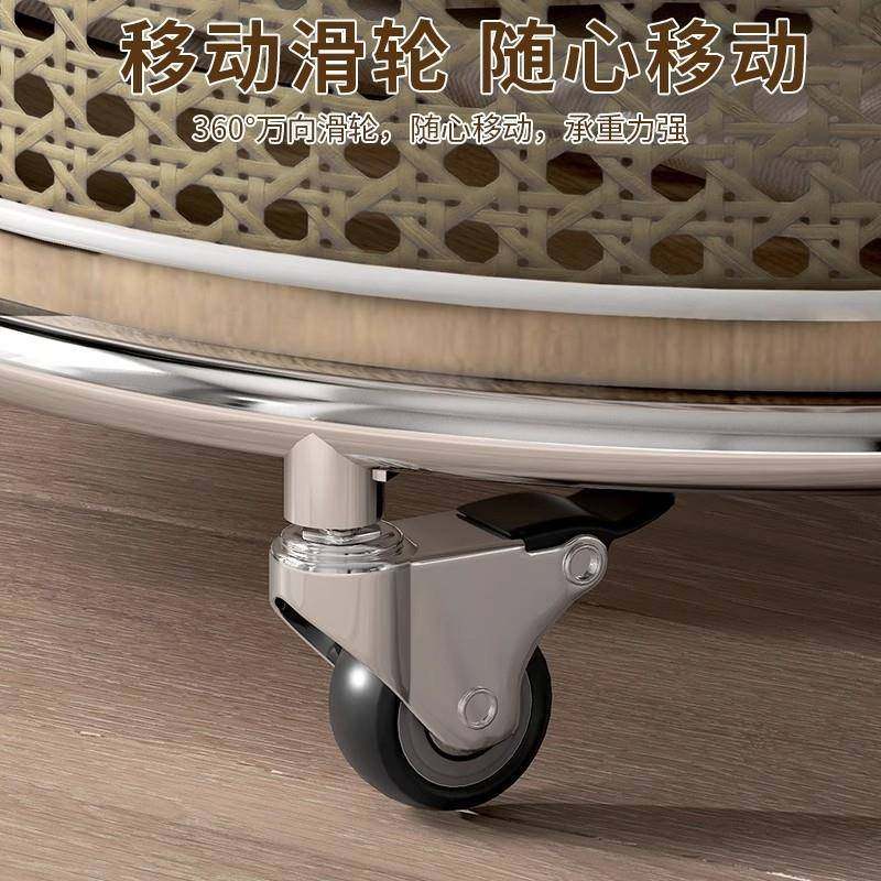 落衣地帽架藤编收纳桶架多功能卧室头SXE柜置物不锈钢可移床动衣,家装主材,卫浴五金组合套装/挂件套餐,淘宝优惠券,粉丝福利购,淘宝优惠卷