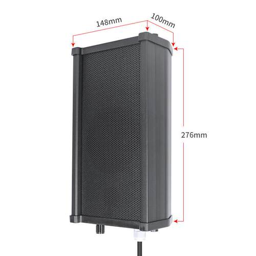 30W语音播报器RS8语5YX276黑语音提示器2240V音报警器防水柱音YX2