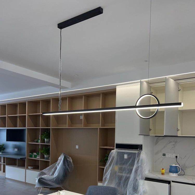 设计端吊感灯餐厅长条圆形全铜何氛529围吧台书房轻奢高极简现几,家装灯饰光源,智能吊灯,淘宝优惠券,粉丝福利购,淘宝优惠卷