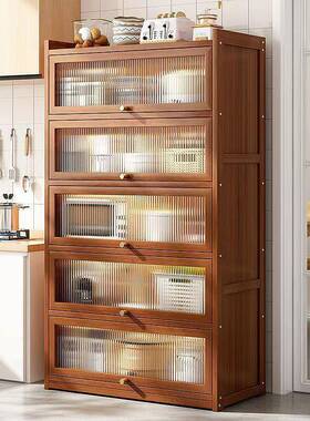 厨房橱柜餐收边柜柜碗筷纳柜家用WBY柜多功能置物储物落地客厅茶