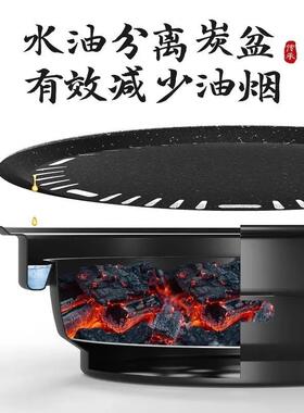 ZY1688-B围炉煮茶烤火炭炉套装款烧烤木子家用炉新烧烤架户外碳