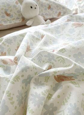 小碎花纯棉被套单件150x215单双人180x200x220x230春秋全棉被罩